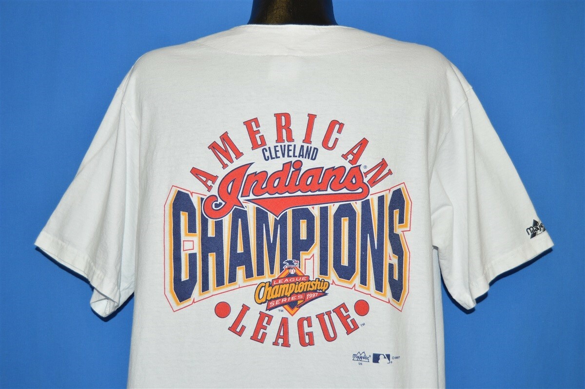 vintage 90s CLEVELAND INDIANS AL CHAMPS